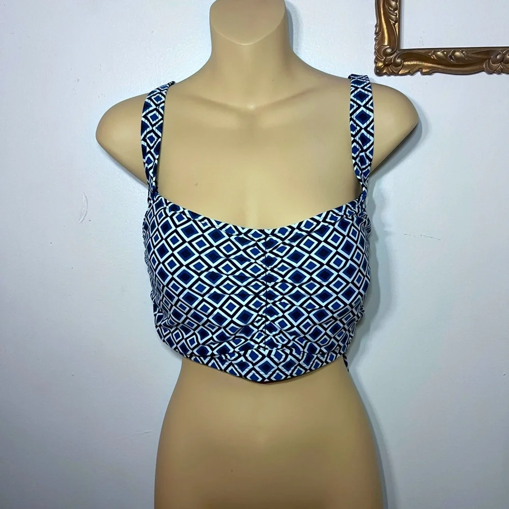 Beach House Women For Torrid Bikini Top New With Tag Size 18W Padded Tie Back A4 - Picture 1 of 11